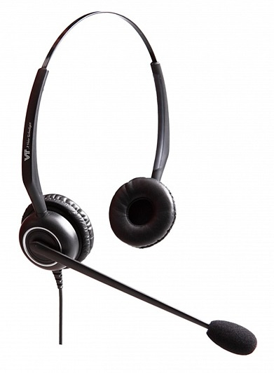 Изображение товара Проводная бинауральная гарнитура VT VT5000-D с ультрашумоподавлением и разъемом QD
