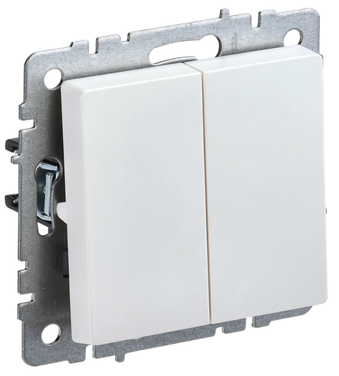 

Выключатель двухклавишный IEK BR-V20-0-10-K36 BRITE 10А ВС10-2-0-БрЖ Жемчужный, BR-V20-0-10-K36