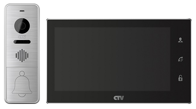

Комплект CTV CTV-DP4706AHD панель CTV-D400FHD, монитор CTV-M4706AHD, Full HD, с экраном 7", Hands free, детектор движения, технология Touch Screen для, CTV-DP4706AHD