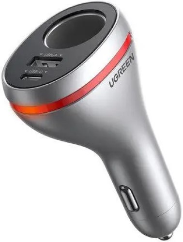 

Зарядное устройство автомобильное UGREEN CD204 60712 dual USB Type-A/Type-C, 20 W, цвет: серебристый, CD204