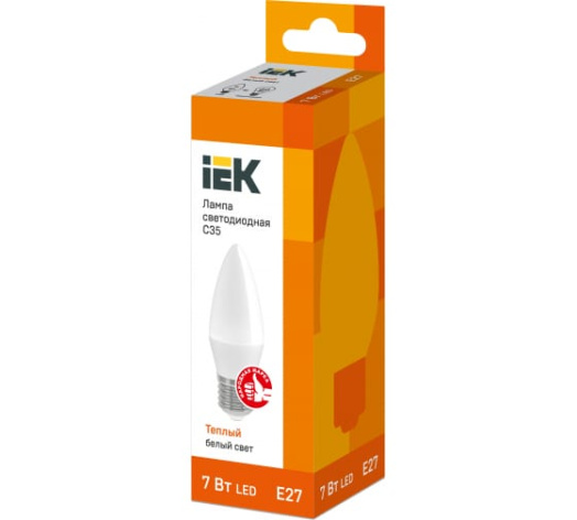 фото Лампа светодиодная IEK LLE-C35-7-230-30-E27 в Уфе