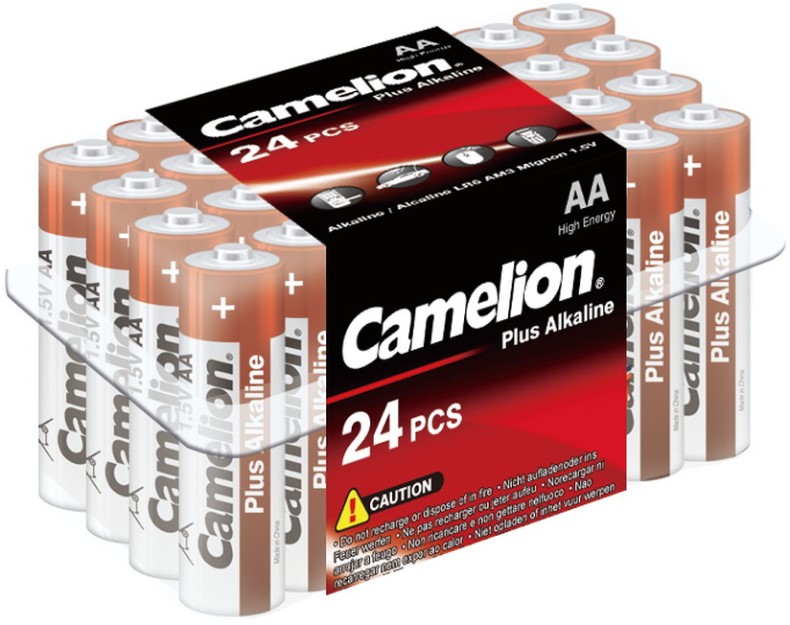 

Батарейка Camelion LR6-PB24 Alkaline LR6/AA, 1,5 В, 2700 мА.ч, 24 шт в упаковке, LR6-PB24