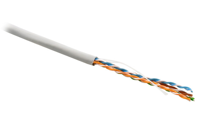 

Кабель витая пара U/UTP 5e кат. 4 пары Hyperline UUTP4-C5E-S24-IN-LSZH-GY-305 24AWG(0.51 мм), медь, одножильный (solid), внутренний, LSZH, нг(C)-HF, с, UUTP4-C5E-S24-IN-LSZH-GY-305