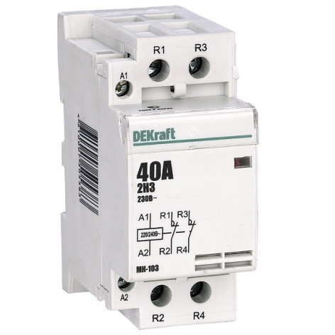 Изображение товара Контактор DEKraft 18080DEK для автоматизации с номиналом 40 А