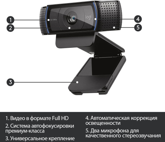 фото Веб-камера  Logitech C920 FHD Pro в Уфе
