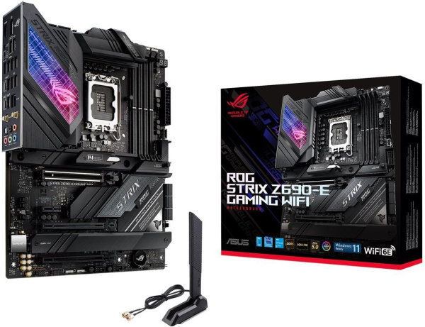 Изображение товара Материнская плата ASUS ROG STRIX Z690-E GAMING WIFI для Intel 12-го поколения
