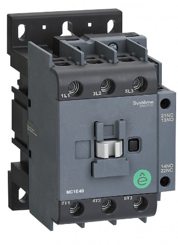 

Контактор Schneider Electric MC1E40M7 MC1E 3п 40А кат. 220В/230В AC 1НО+1НЗ, MC1E40M7
