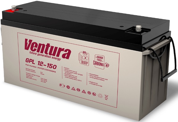 

Батарея Ventura GPL 12-150 12В/158Ач, GPL 12-150