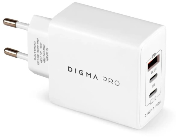 фото Зарядное устройство сетевое Digma Pro DPW6B в Уфе