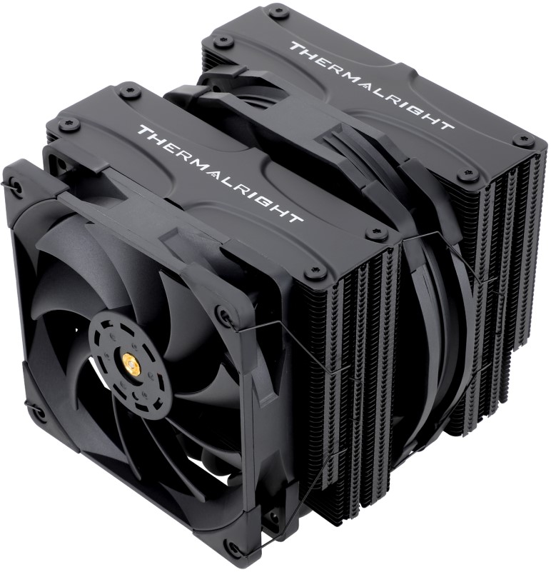 

Кулер Thermalright Frost Commander 140 black FC-140-BL LGA115X/1200/2011/-3/2066/AM4 (2*120mm fan, 1850rpm, 82CFM, 29.6dBA, 4-pin PWM), Frost Commander 140 black
