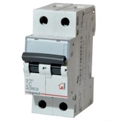 

Автоматический выключатель Legrand 404040 двухполюсный, TX3 (С)10A 6кА, 404040