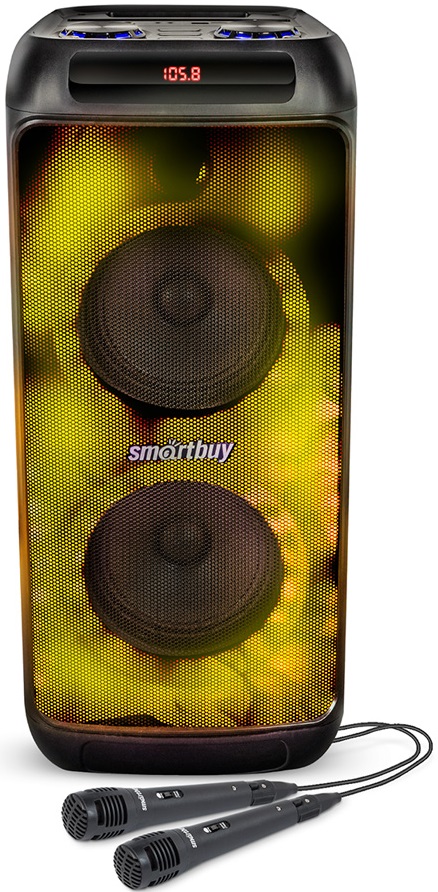 

Портативная акустика SmartBuy SBS-5190 напольная FLAMER, 60Вт, Bluetooth, MP3, FM-радио, караоке (1/1), SBS-5190