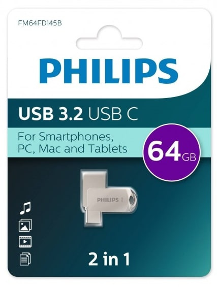 фото Накопитель USB 3.2 64GB Philips FM64FD145B/97 в Уфе