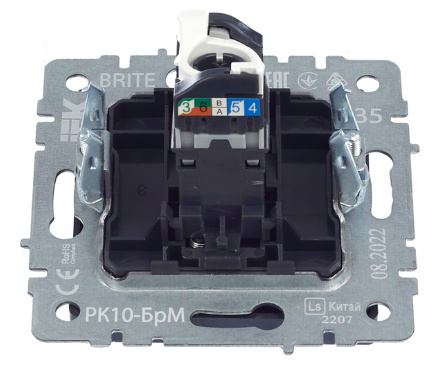 фото Розетка компьютерная  IEK BR-K10-1-K35 в Уфе