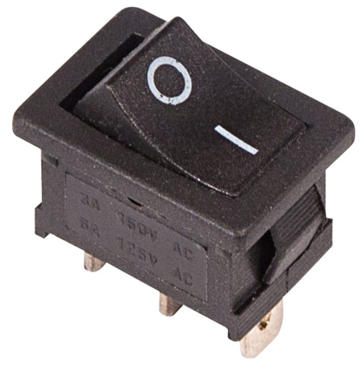 

Переключатель Rexant 36-2130 клавишный 250V 6А (3с) ON-ON черный Mini (RWB-202, SC-768), 36-2130