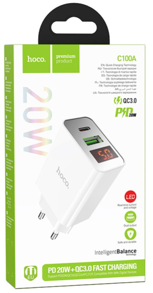 фото Зарядное устройство сетевое Hoco C100A в Перми