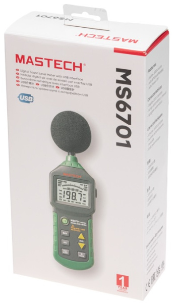 фото Измеритель уровня шума Mastech MS6701 в Самаре