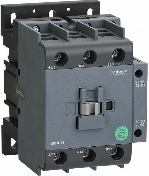 

Контактор Systeme Electric MC1E80M7 MC1E 3P 80A НО+НЗ 220V/230V 50/60ГЦ (LC1E80M5), MC1E80M7