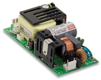 

Преобразователь AC-DC сетевой Mean Well EPS-120-12 120Вт, вход 80…264V AC, 47…63Гц /113…370В DC, выход 12В/7...10A (без вент./с вент.), рег. вых 11.4…, EPS-120-12