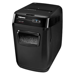 

Уничтожитель бумаг Fellowes AutoMax 200C FS-46536 P-4, фрагменты/200л/32лтр, скрепки/скобы/плкарты, AutoMax 200C
