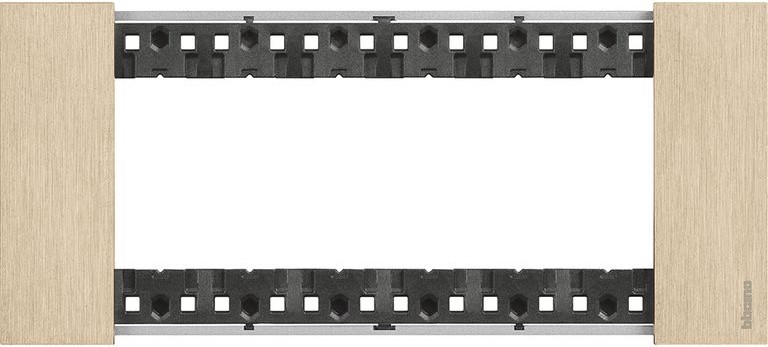 

Рамка BTicino KA4806ZW LIVING NOW 6 модулей. Цвет "Золото", KA4806ZW