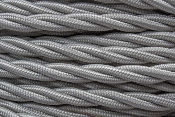 Изображение товара Провод Bironi B1-422-717-50 в тканевой оплетке для внешнего монтажа