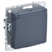 фото Розетка с заземлением IEK BR-R16-16-44-K35