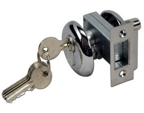 Изображение товара Механизм Promix Шериф-3В.КЛ для электромеханической защелки с ключом и ручкой