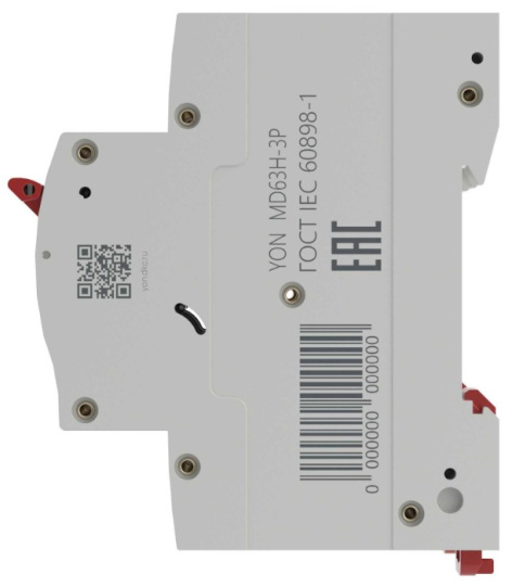 фото Автоматический выключатель модульный DKC MD63H-3PD10