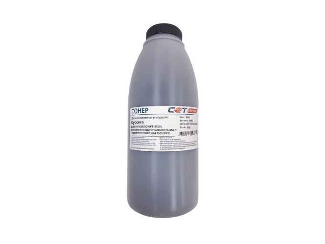 

Картридж CET Тонер PK3 для KYOCERA ECOSYS M2035DN/M2030DN/P2035D/P2135DN, TASKalfa 180/181/220/221 (CET), 20кг/мешок, CET111102, CET111102