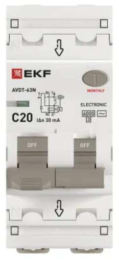 фото Автомат дифференциальный EKF D63N26E20C30 в Челябинске