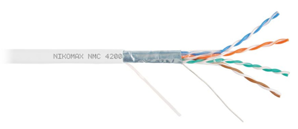 фото Кабель витая пара F/UTP 5e кат. 4 пары NikoMax NMC 4200C-WT в Екатеринбурге