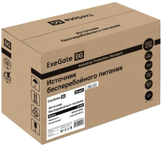 фото Источник бесперебойного питания  Exegate Smart LB-800.LCD.AVR.4C13 в Санкт-Петербургe