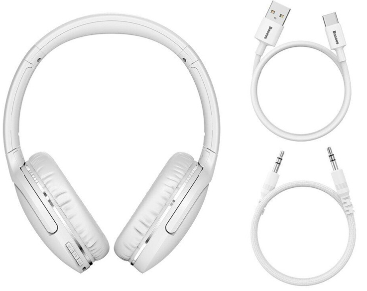 

Наушники беспроводные Baseus Encok D02 Pro NGTD010302 White (полноразмерные; 40-мм динамики; все элементы управления расположены на левой чаше наушник, Encok D02 Pro