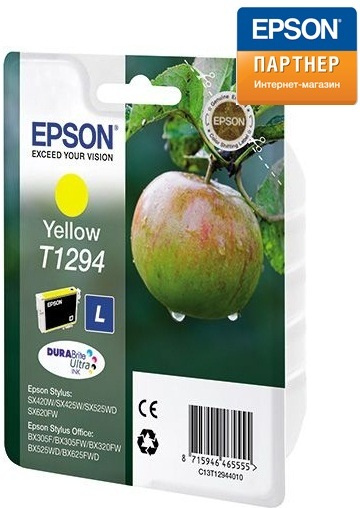 Изображение товара Тонер-картридж Epson C13T12944012 Желтый