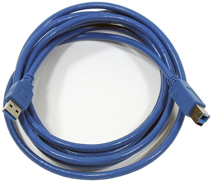 

Кабель интерфейсный USB 3.0 Aopen/Qust ACU301-1.8M соединительный A(М)/B(М), 1.8m, ACU301-1.8M