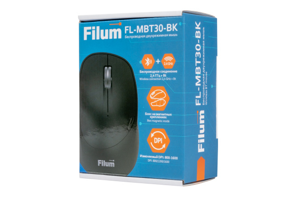фото Мышь Wireless Filum FL-MBT30-BK в Самаре