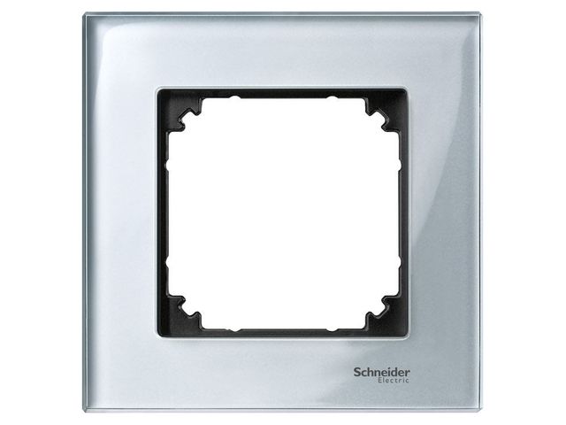 

Рамка Schneider Electric MTN4010-3260 Merten M-Elegance 1-я, IP20 (стекло серебро), MTN4010-3260