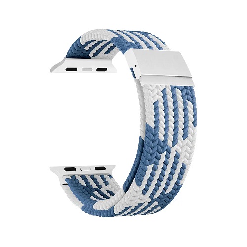 

Ремешок на руку Lyambda DSN-18-40-BLW плетеный нейлоновый для Apple Watch 38/40/41 mm blue/white, DSN-18-40-BLW