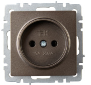 фото Розетка без заземления  IEK BR-R10-10-K45