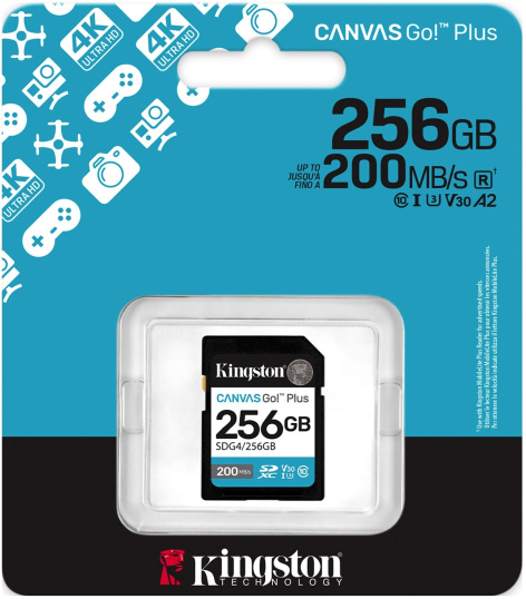 фото Карта памяти SDXC 256GB Kingston SDG4/256GB в Перми