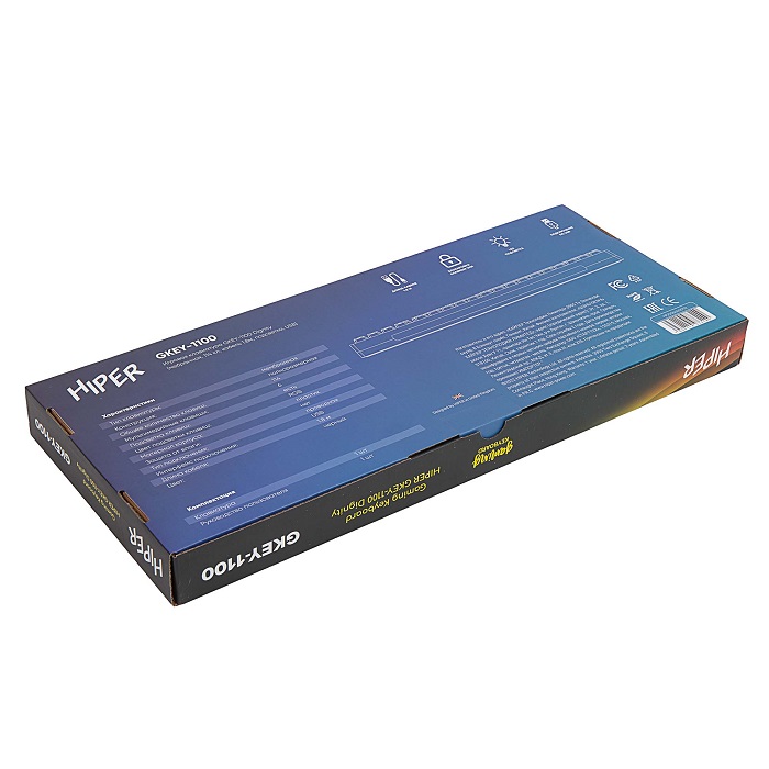

Клавиатура HIPER GKEY-1100 Dignity игровая, GKEY-1100 Dignity