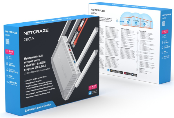 фото Интернет-центр Netcraze Giga в Екатеринбурге