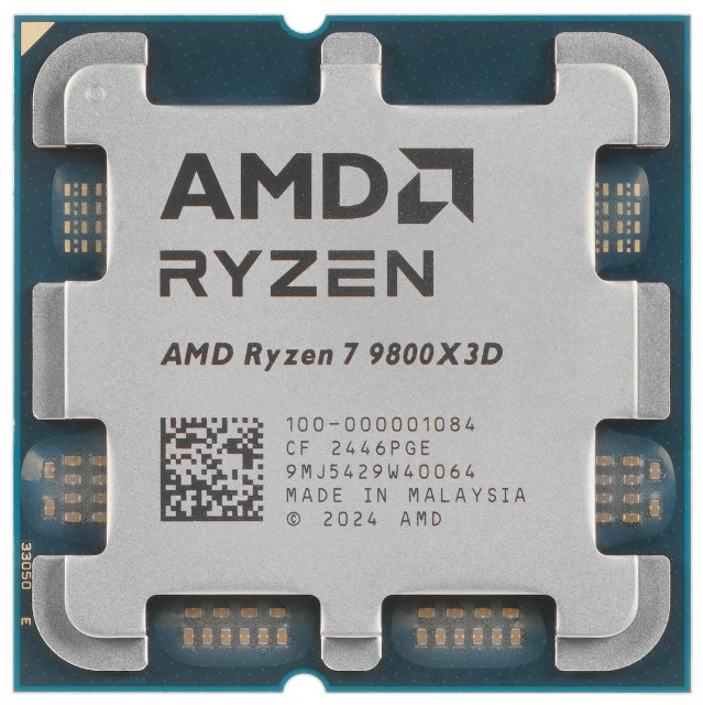 Процессор AMD Ryzen 7 9800X3D 100-1000001084 Zen 5 8C/16T 4.7-5.2 GHz, (AM5, L3 96MB, 4nm, 120W)