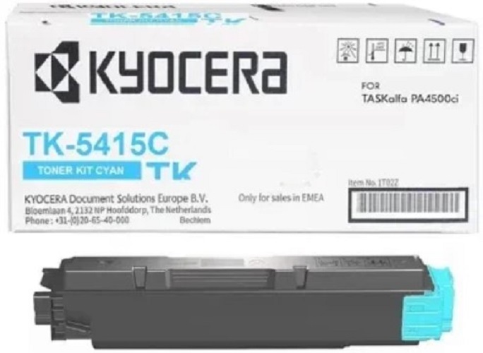 

Тонер-картридж Kyocera TK-5415C 1T02Z7CNL0 синий для TASKalfa MA4500ci / PA4500ci , 13 000 стр., TK-5415C