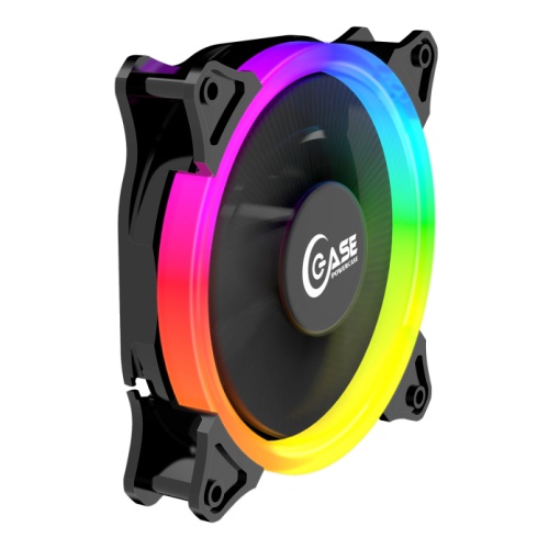 

Вентилятор Powercase PF1-3+4 5 color LED 120x120x25мм (3pin + Molex, 1150±10% об/мин) Bulk, PF1-3+4
