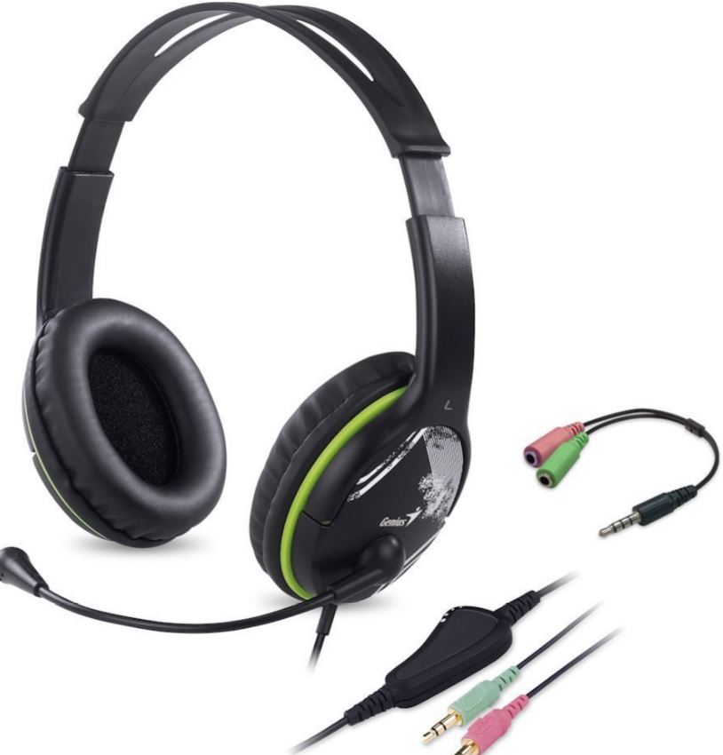

Гарнитура Genius HS-400A 31710031400 черная, HS-400A