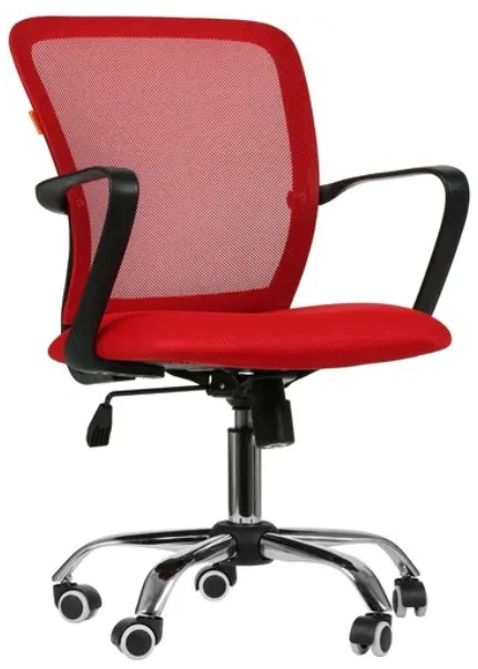 

Кресло офисное Chairman 698 Chairman 7077477 TW-69 красный хром, 698