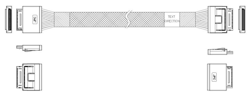 

Кабель JPC P5200DR01000-1 OCuLink x8 80P (прямой Straight Type) -TO- OCuLink x8 80P (прямой Straight Type) , 85 Ohm, L:100cm (C1111), P5200DR01000-1