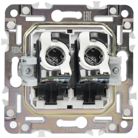 фото Розетка компьютерная  IEK SK-K20-2-K50 в Санкт-Петербургe